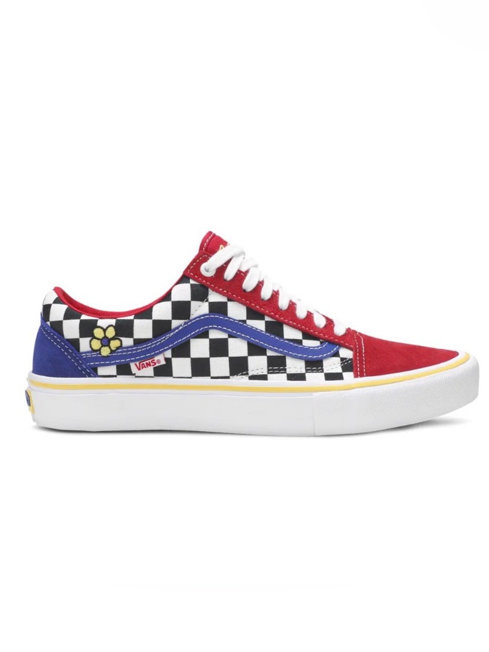 Brighton Zeuner x Vans Rare Old Skool Pro 'Red Checker Blue' Skateboard Shoe